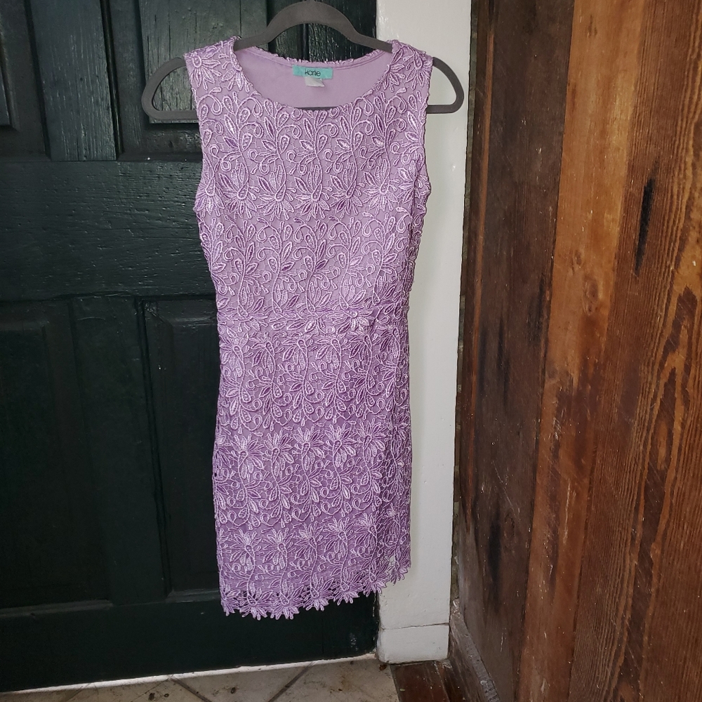 2/$25 Karlie Lavender Pencil Dress